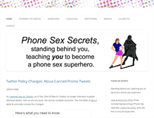 Tablet Screenshot of phonesexsecrets.info